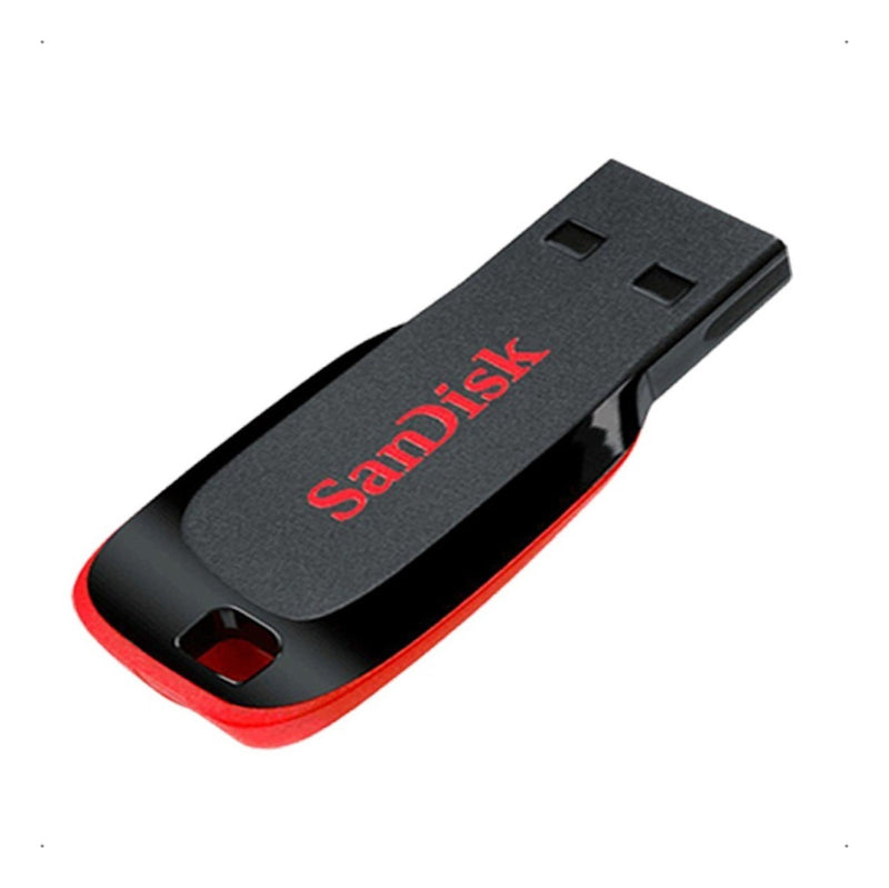 Pendrive Sandisk Cruzer Blade 32gb Usb 2.0 Sdcz50-032g-b35 Cor Preto Sem tampa
