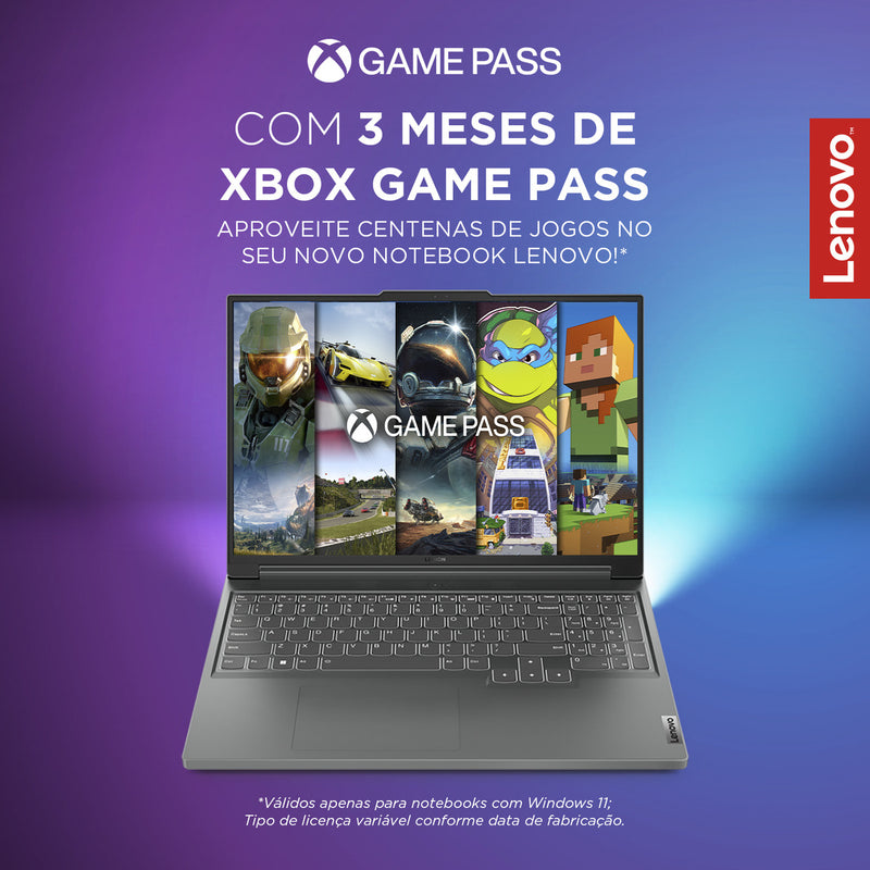 Notebook Lenovo Ideapad 1i Intel Core i5 - 1235U, 8GB RAM, 512GB SSD, Windows 11 Home, Tela 15,6'' HD - 82VY000QBR