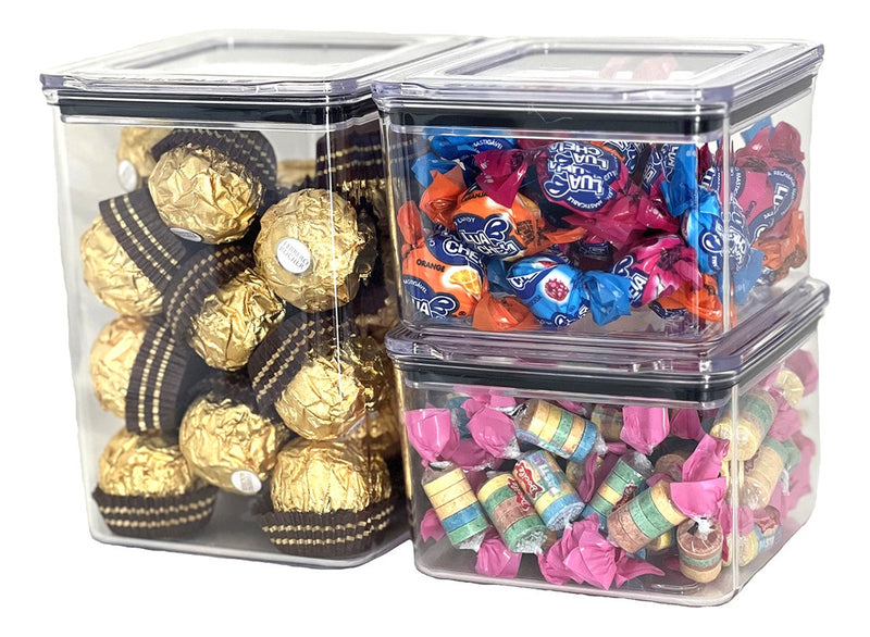 Kit 20 Potes Herméticos 2,3litros 1,1litro 480ml Organização