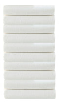 Kit 10 Toalha De Rosto Branca Solft Hotel Salão Pousada Teka Cor Branco Zurique