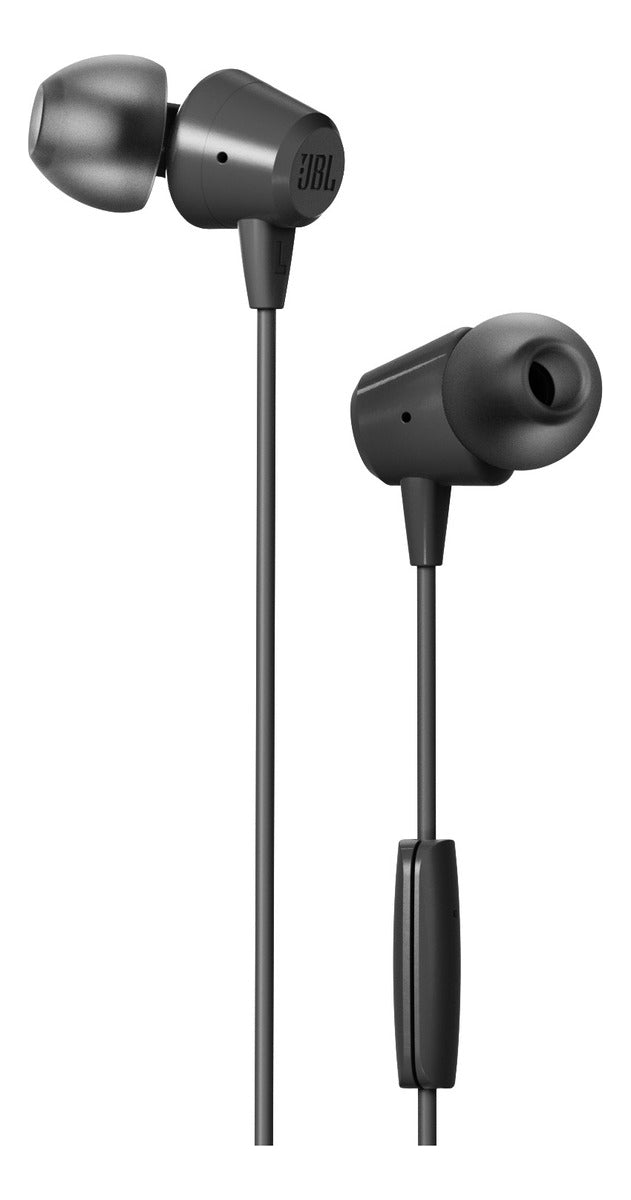 Fones de Ouvido com Microfone e Fio JBL C50HI Cor Preto