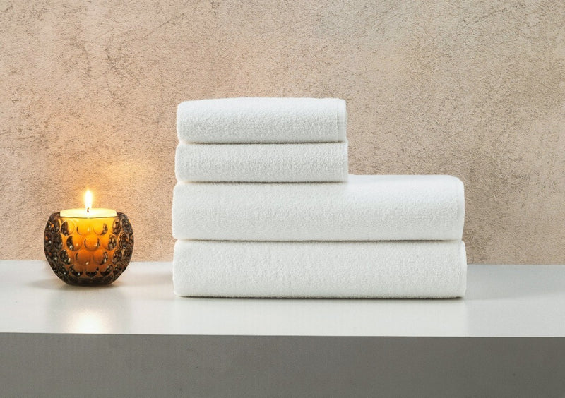 Kit 10 Toalha De Rosto Branca Solft Hotel Salão Pousada Teka Cor Branco Zurique