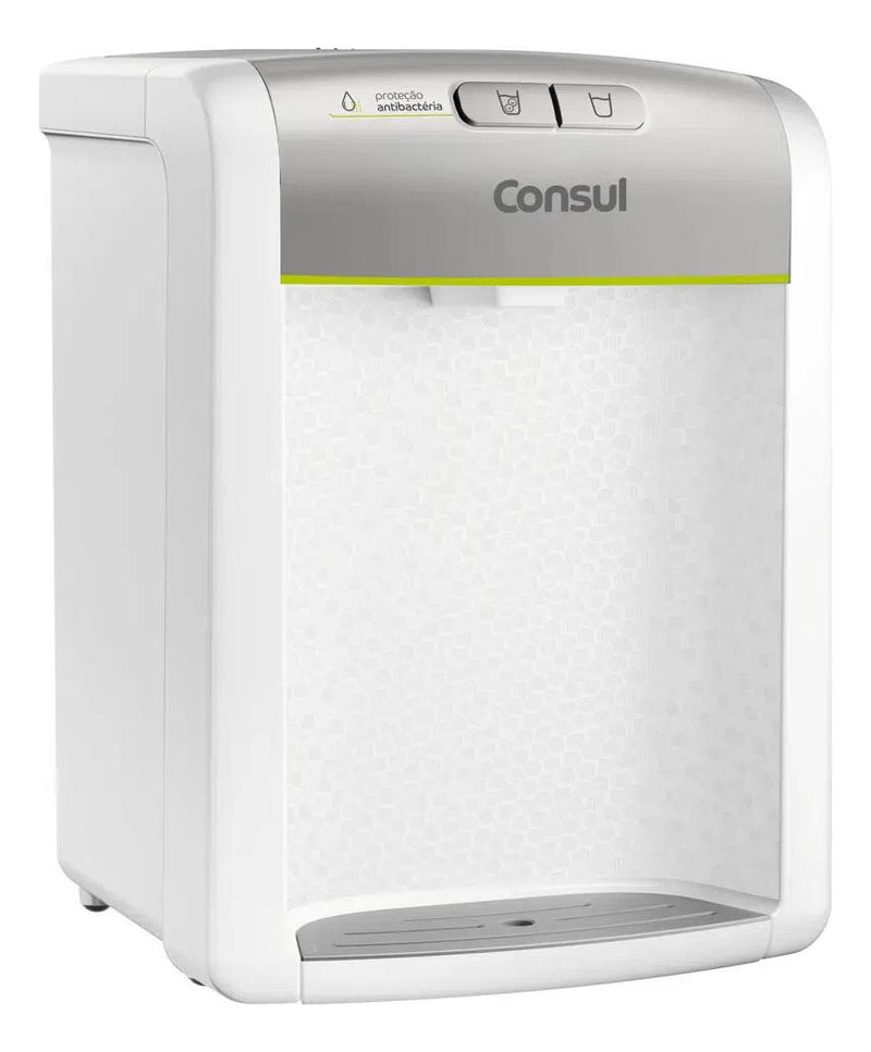 Purificador de água Consul Branco refrigerado com proteção antibactérias CPB34ASVNA