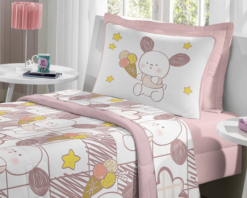 Jogo De Cama Malha Tecebem Premium King - Abel