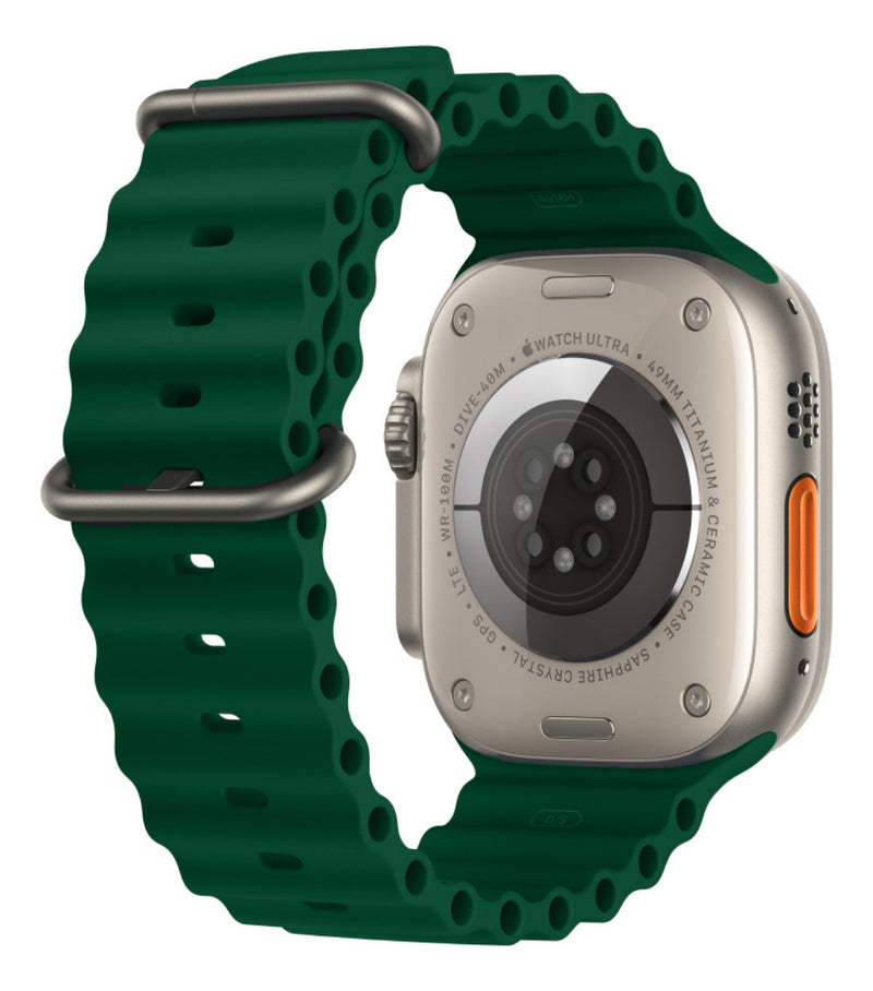 Pulseira Oceano Para Apple Watch Ultra 49mm Cor Lilás