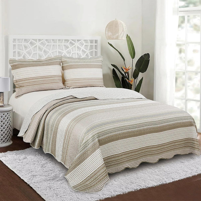 Kit Cobre Leito Colcha King Patchwork Evolution Dupla Face 3 pçs Camesa