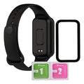 Pulseira Silicone Borracha Para Xiaomi Amazfit Band 7 + Pel Cor Lilás