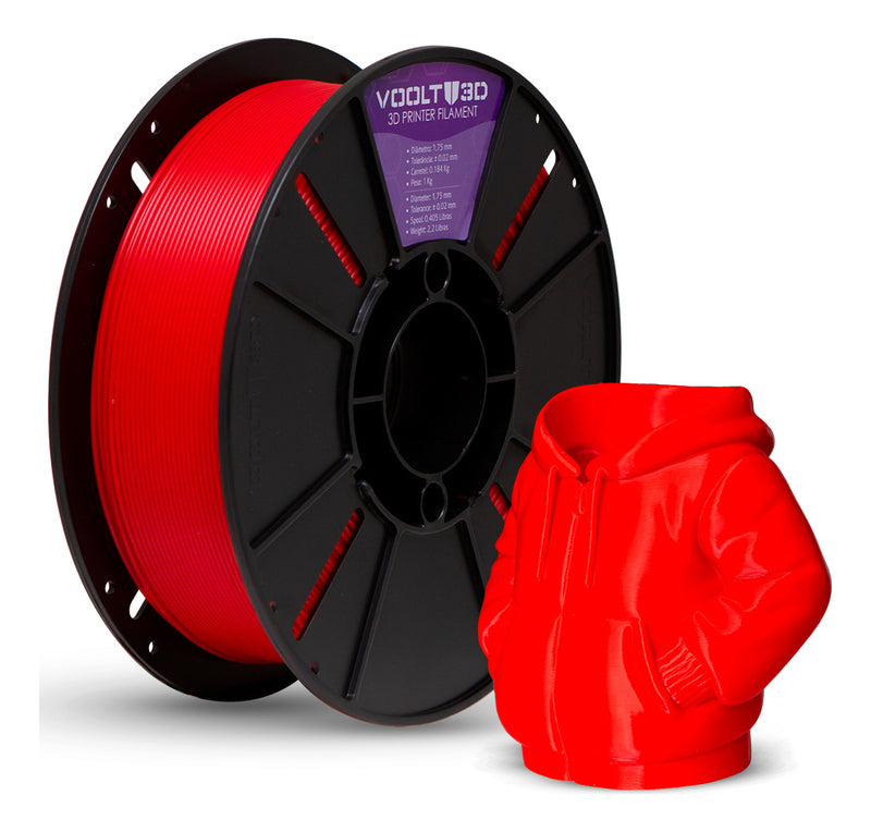 Filamento Petg Premium Translúcido 1kg - Voolt3d Cor Natural translúcido
