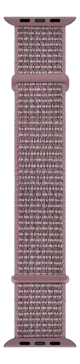 Baú do Viking pulseira Nylon Loop rosa areia compatível com Apple Watch 38/40/41/42mm