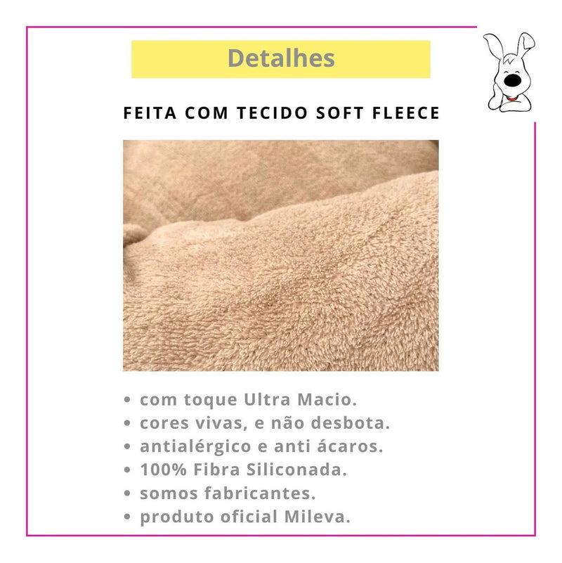 Cama De Gato Caminha Nuvem Ninho Pet Soft Redonda 50x50cm