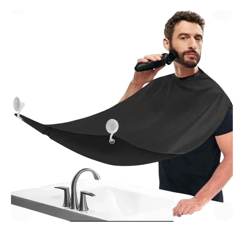 Capa Para Fazer Barba Em Casa /salão Barbearia Barbeiro Cort Cor Preto Lisa