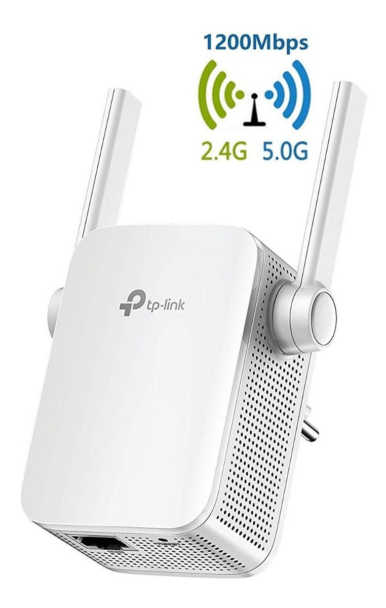 Repetidor de Sinal Wi-fi V1 Ac1200 - Re305 Cor Branco Tp-link