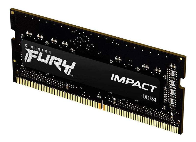 Memória RAM Para Notebook DDR4 16gb 3200Mhz CL20 Kingston Fury Impact KF432S20IB/16 Gamer Preto