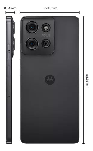 Smartphone Motorola Moto g75 5G - 256GB 16GB (8GB RAM+8GB Ram Boost) e 50MP Sony Lytia 600 Camera Moto AI Ultrarresistencia militar - Preto