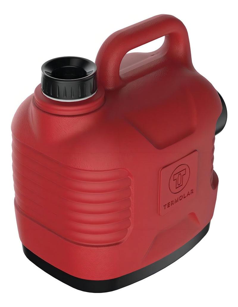 Garrafa térmica Super Thermo Thermolar de 5 litros com tampa primária preta
