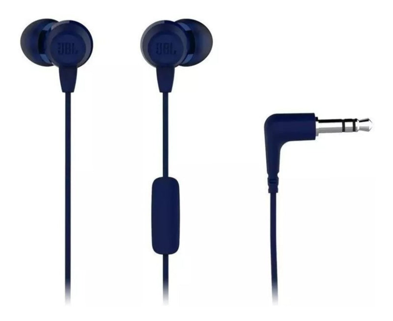 Fones de Ouvido com Microfone e Fio JBL C50HI Cor Preto