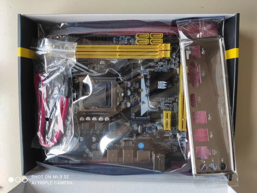 Placa Mãe H61 Socket Lga 1155 Com M.2 Nvme Lan Giga I3 I5 I7