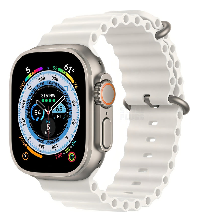 Pulseira Oceano Para Apple Watch Ultra 49mm Cor Lilás