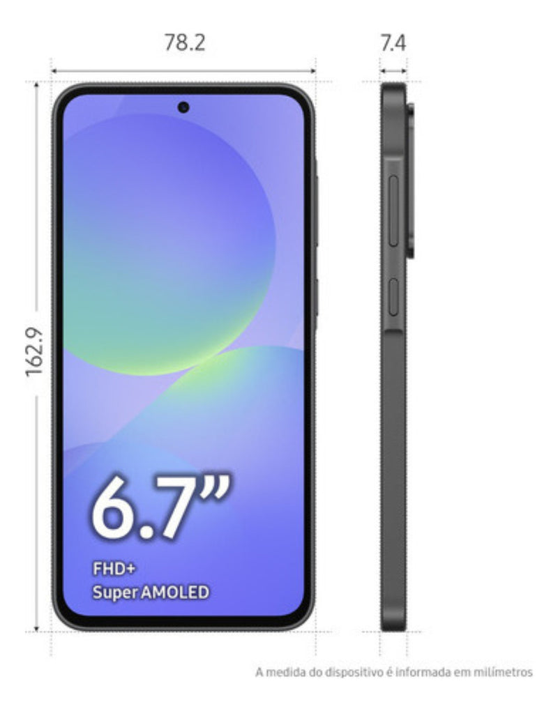 Smartphone Samsung Galaxy A36 5G 128GB, 6GB RAM, Recursos AI