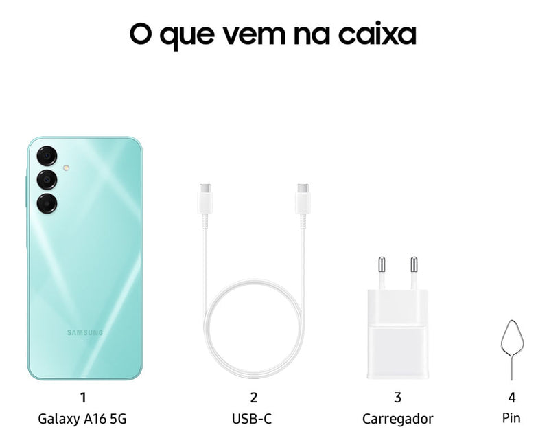 Smartphone Samsung Galaxy A16 5G Ram 4GB Octa Core 128GB