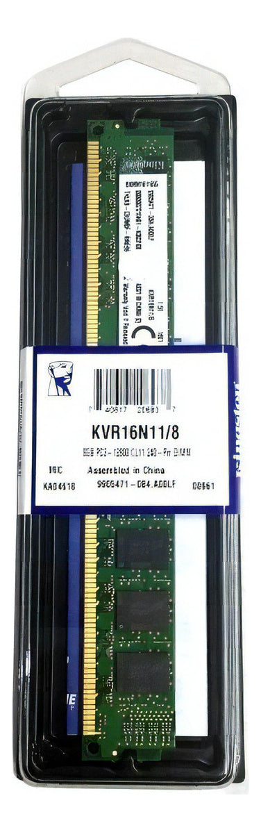 Memória RAM Kingston 8GB Ddr3 1600mhz Pc3 12800 KVR16N11/8 PC