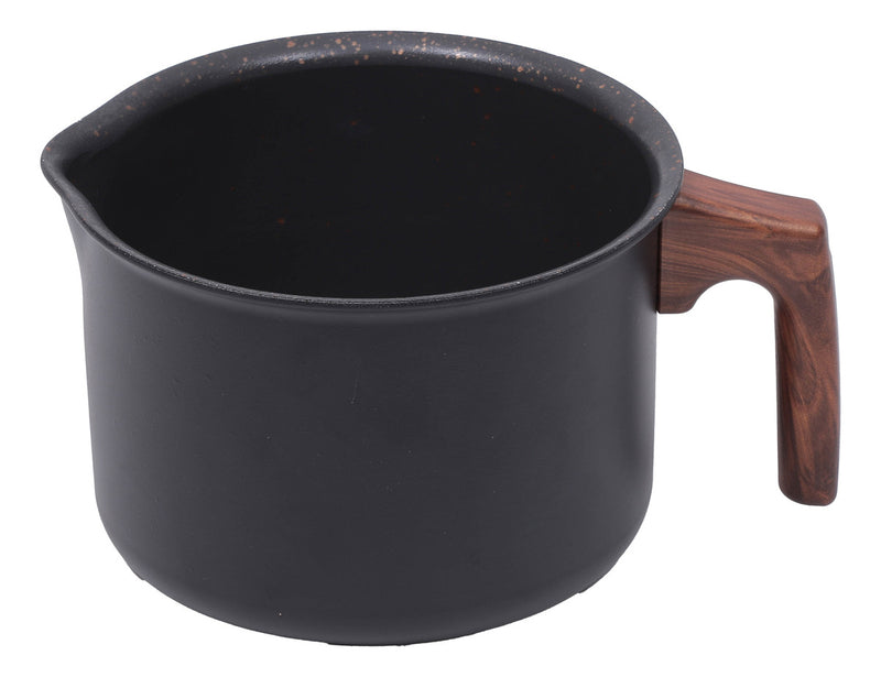 Jogo de panelas de cozinha Mimo Style Cook Fundo de Tripla Indução com 10 peças de alumínio marmol vanila