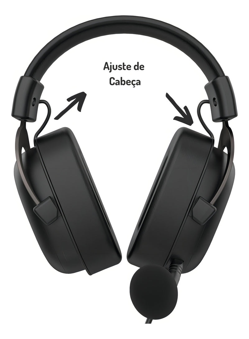 Headset Gamer Havit H2002d Edição Cores White Red Roxo Pink Cor Azul