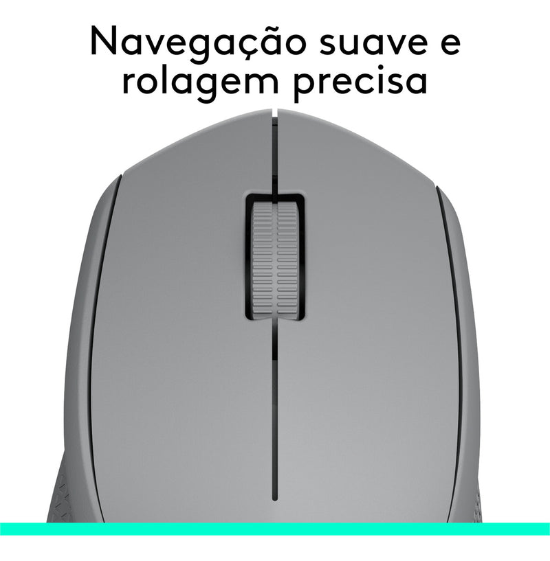 Mouse Logitech M280 S/fio Rc Nano Vermelho