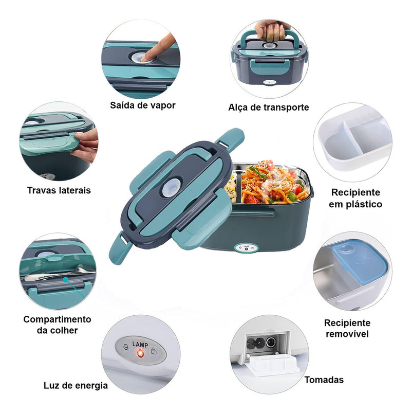 Marmita Elétrica Yonks Bivolt Carro/casa 12v/24v E 110v/220v