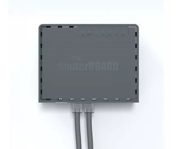 Roteador MikroTik RouterBOARD hEX S RB760iGS cinza
