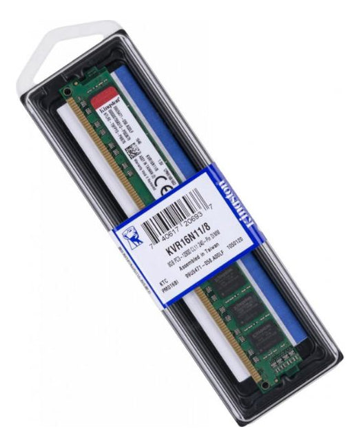 Memória RAM Kingston 8GB Ddr3 1600mhz Pc3 12800 KVR16N11/8 PC