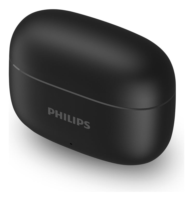 Fone De Ouvido Sem Fio Tws Philips TAT1109BK/00 Na Cor Preto, Com Bluetooth, Microfone, Tecnologia Ipx4