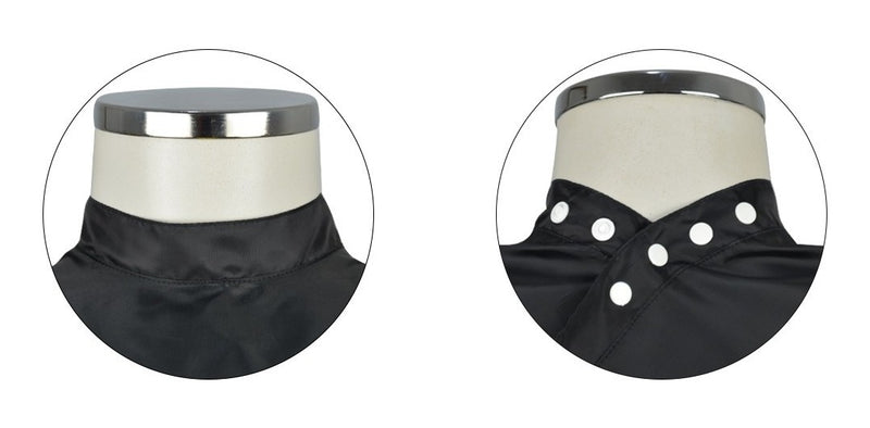 Capa De Corte Cabeleireiro / Barbearia Nylon Preto Pentale