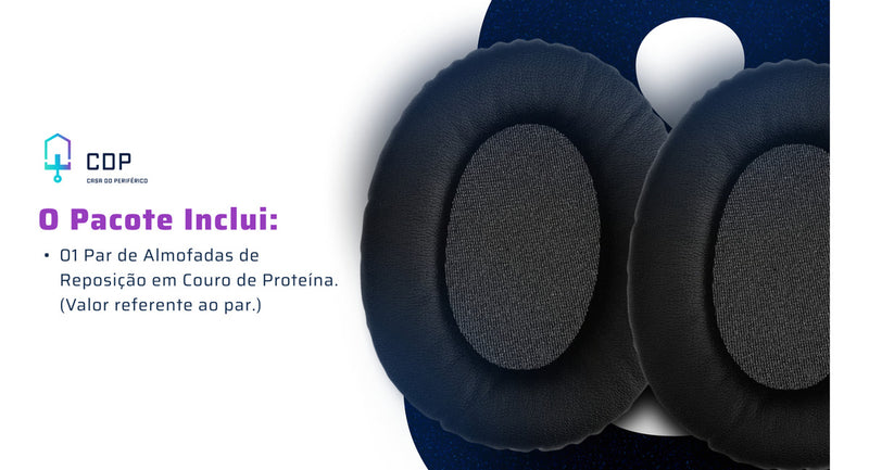 Espumas Earpad Almofadas Par Compatível com Hyperx Cloud Stinger Cloud Cor Preto Couro PU Casa do Periférico