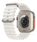 Pulseira Oceano Para Smartwatch Ultra 49mm 45mm 44mm 42mm Cor Nude