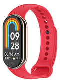 Pulseira Silicone Premium Para Smartband Mi Band 9 Miband 9 Cor Vermelho Largura da pulseira 15 cm