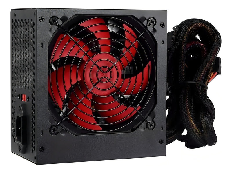 Fortrek Crusader Fonte 500w Atx Pc Cooler 12cm Cor Preto Silenciosa