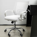 Cadeira de Escritório Pctop Office Fit 1001 9050 Ergonômica Preta com Estofado de Mesh y Tecido