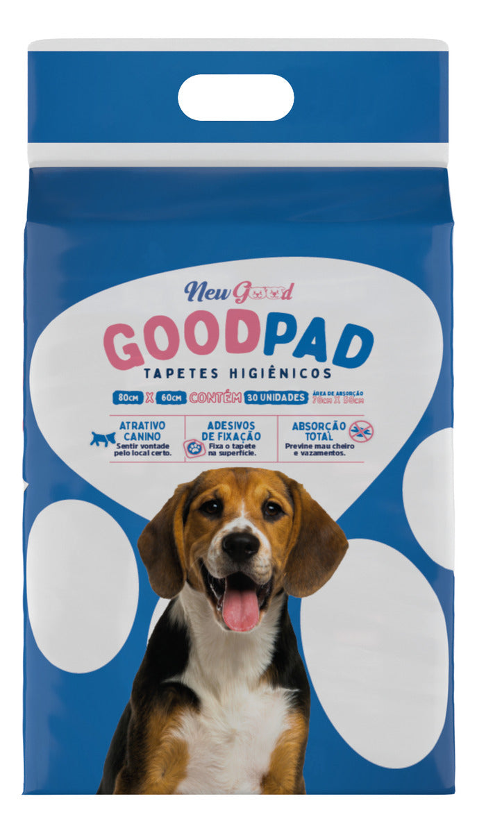 Tapete higiênico Petlike Good Pad 80x60cm 30 unidades