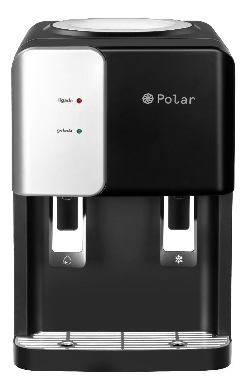 Bebedouro Eletrônico Polar Preto - Agua Natural E Gelada -