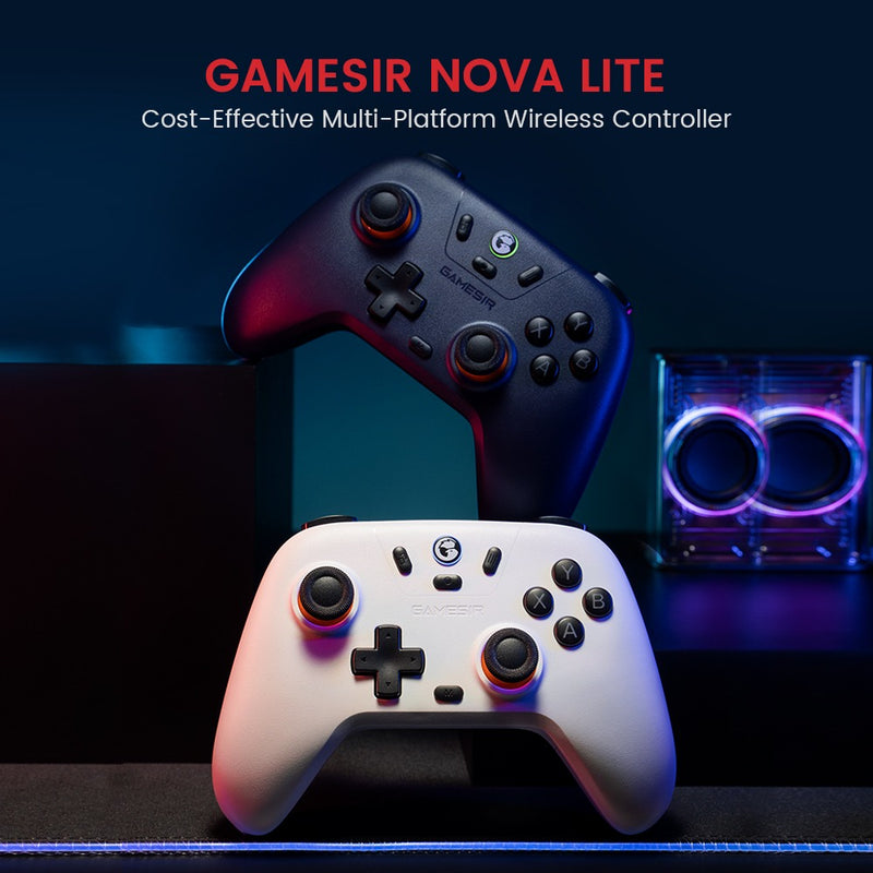 Controle Gamesir T4 Nova Lite Sem Fio Para Pc Switch Android Ios Steam Celular Hall Effect Cor Space Purple