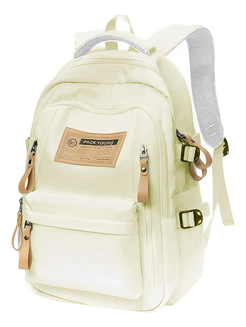 Bolsa Viagem Reforçada Meimi Amores Notebook 15.6 Costa Cor Branco