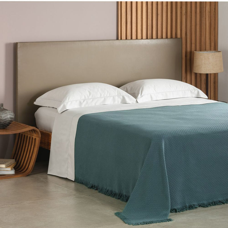 Colcha Casal Buddemeyer In Design 100% Algodão Cinza