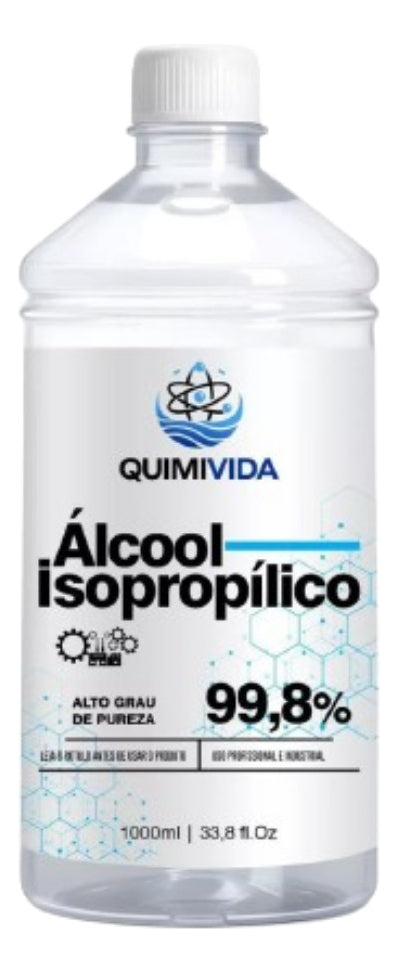 Limpador De Tela Quimivida Alcoolisopropilio 1l Isopropanol