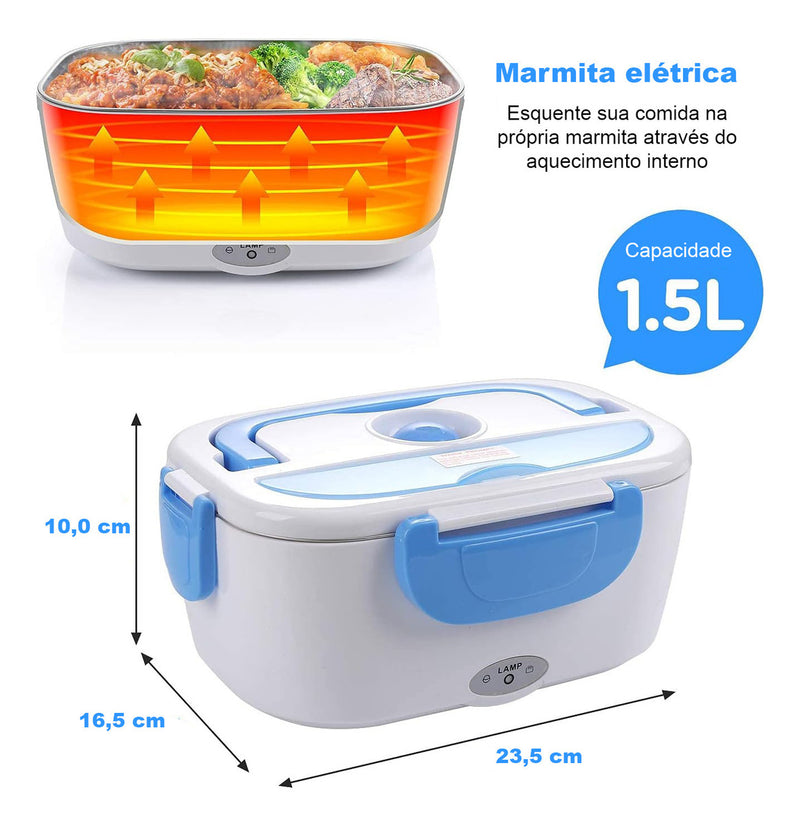 Marmita Elétrica Yonks Bivolt Carro/casa 12v/24v E 110v/220v