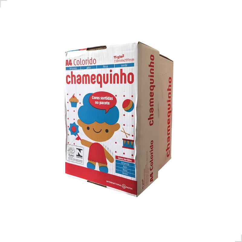 Papel Chamex Office A4 Sulfite 210x297 75g Resma 1000 Folhas Cor Branco
