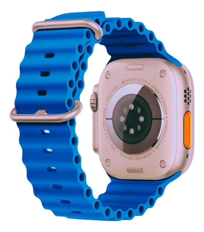 Pulseira Oceano Para Apple Watch Ultra 49mm Cor Lilás