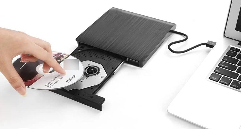 Gravador De Dvd Leitor Cdrom Externo Usb 3.0 Portátil