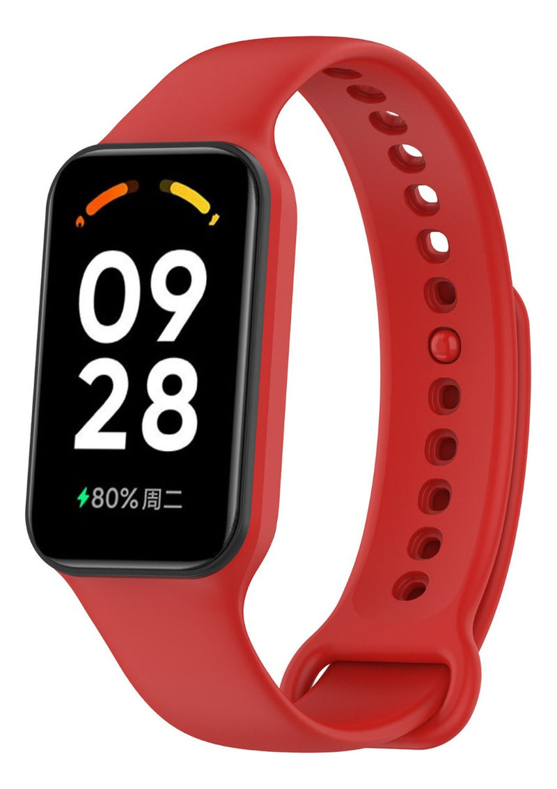 Pulseira De Silicone Colorida Para Xiaomi Mi Band 8 Active Cor Lilás