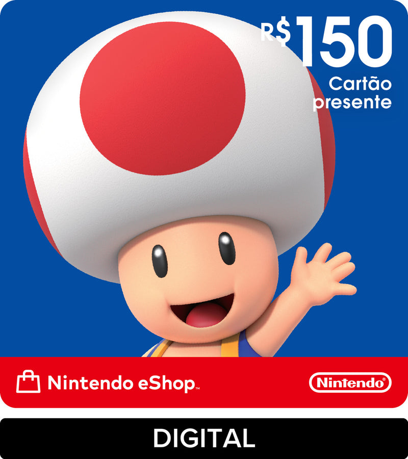 Nintendo Gift Card eShop BRL 150 (Digital)